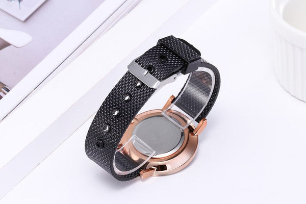Fashion Creative Quartz Watches Couple Watches Digital Mesh Band Watches - Yahko Merchandise