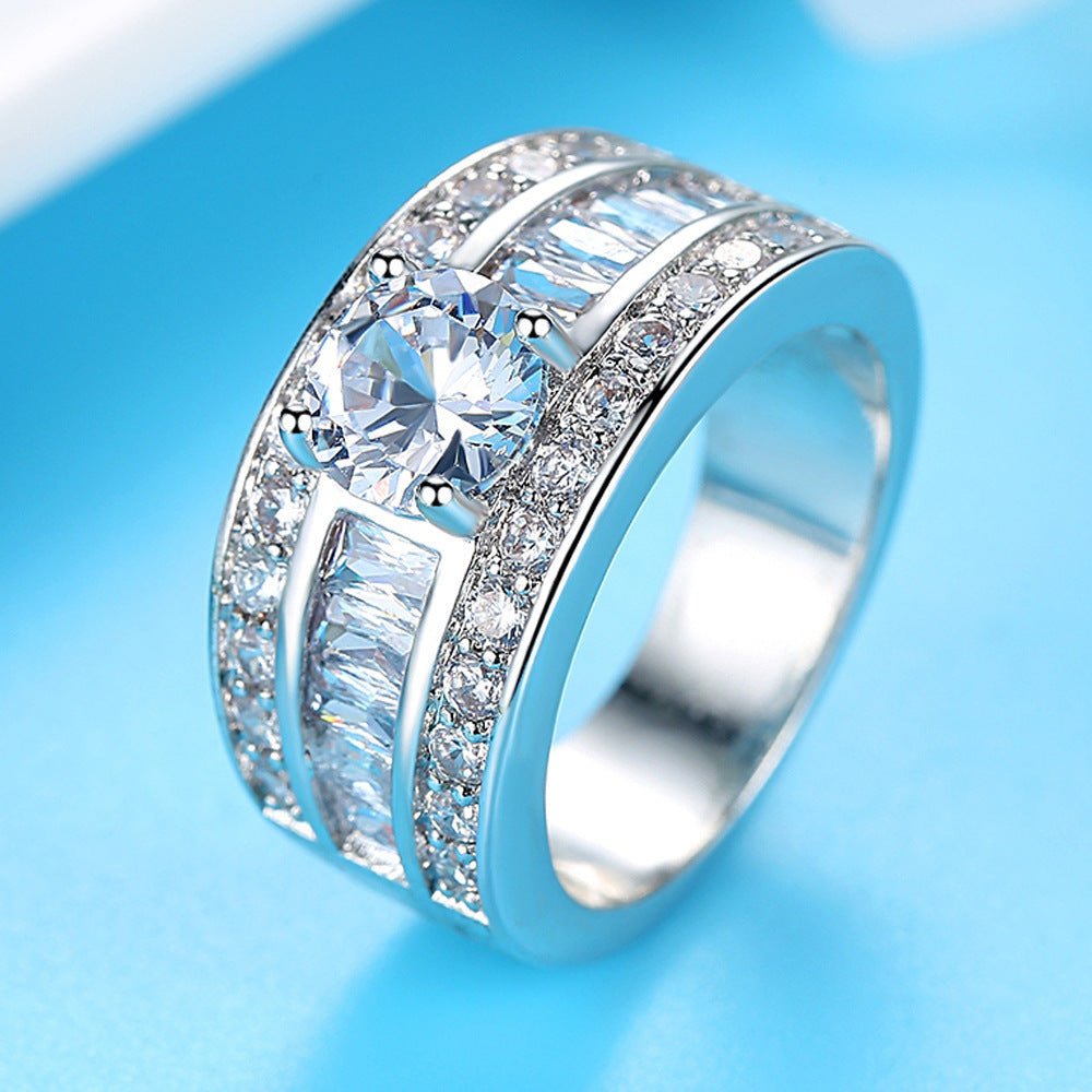 Fashion Jewellery Sumptuous Creative Trend Zircon Claw Heart Arrow Female Adjustable Size Ring Vintage Party Rings For Girls Fashion Jewellery Sumptuous Creative Trend Zircon Claw Heart Arrow Femal - Yahko Merchandise