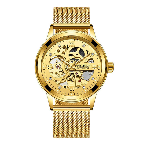 Fashion Luxury Luminous Waterproof Steel Band Mechanical Watch - Yahko Merchandise