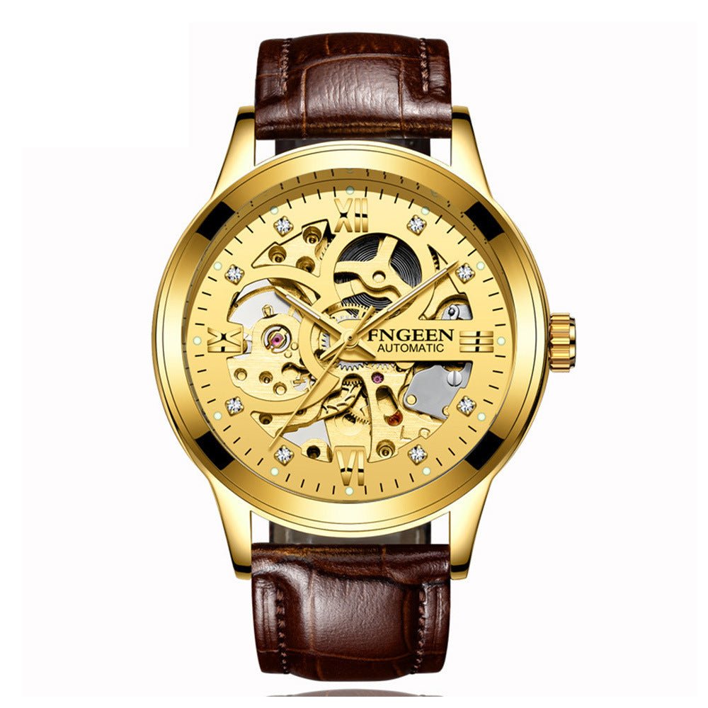 Fashion Luxury Luminous Waterproof Steel Band Mechanical Watch - Yahko Merchandise