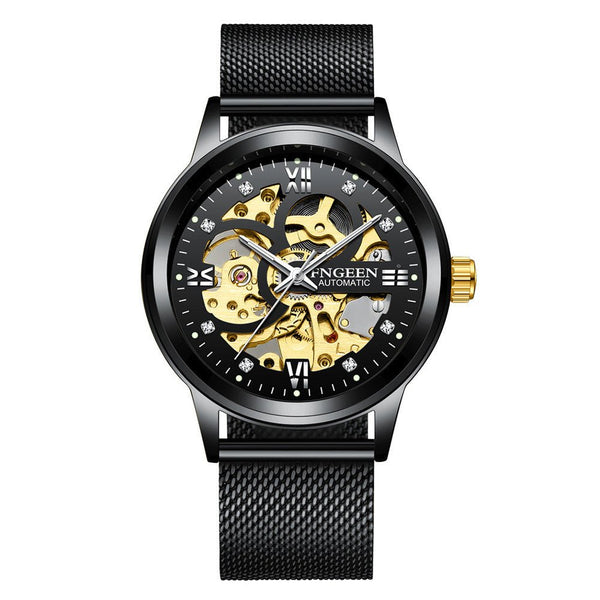 Fashion Luxury Luminous Waterproof Steel Band Mechanical Watch - Yahko Merchandise