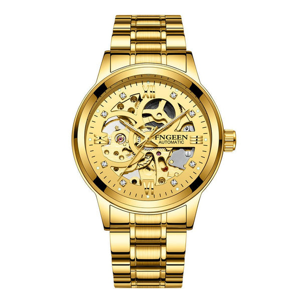 Fashion Luxury Luminous Waterproof Steel Band Mechanical Watch - Yahko Merchandise