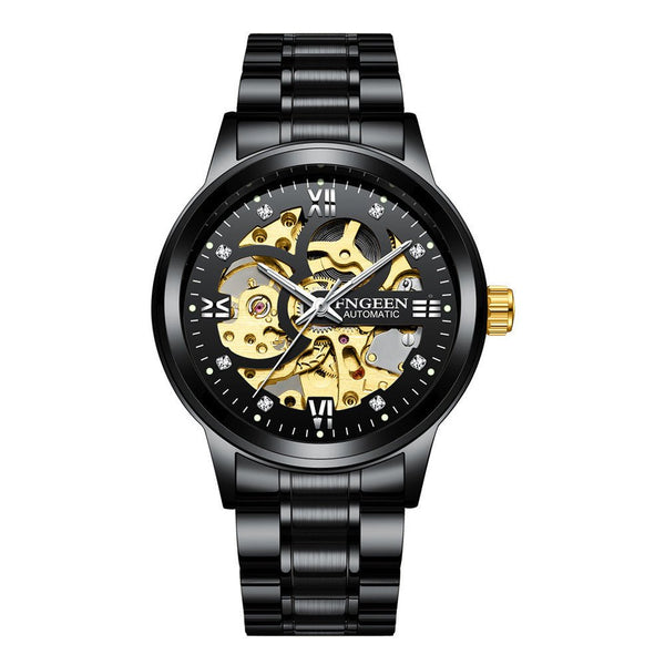 Fashion Luxury Luminous Waterproof Steel Band Mechanical Watch - Yahko Merchandise