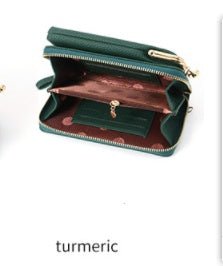Fashion Lychee Pattern Solid Color Diagonal Shoulder Bag - Yahko Merchandise
