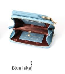 Fashion Lychee Pattern Solid Color Diagonal Shoulder Bag - Yahko Merchandise