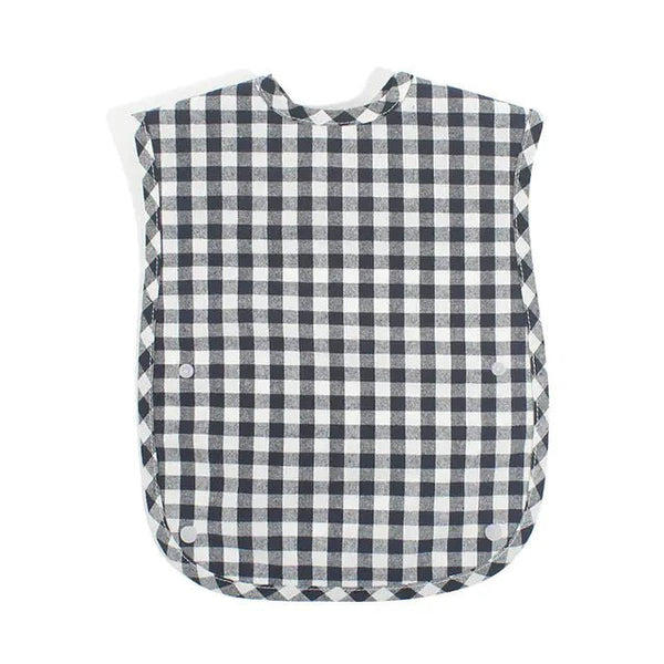 Fashion Plaid Waterproof Cotton Bib for Infants and Kids - Yahko Merchandise