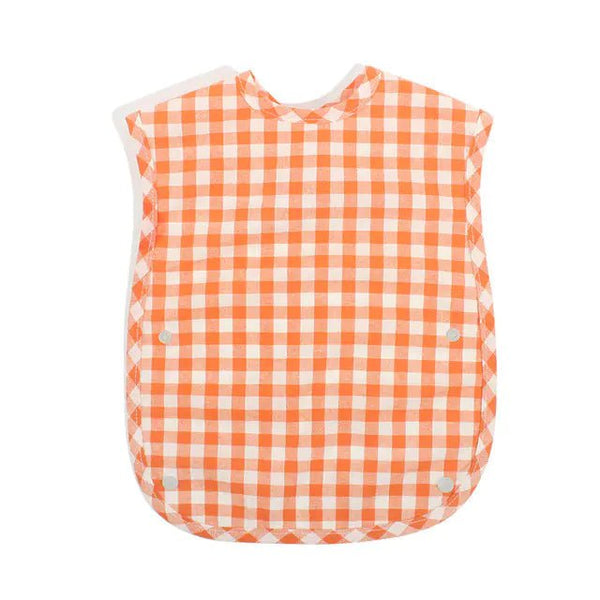 Fashion Plaid Waterproof Cotton Bib for Infants and Kids - Yahko Merchandise
