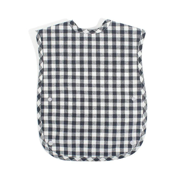 Fashion Plaid Waterproof Cotton Bib for Infants and Kids - Yahko Merchandise