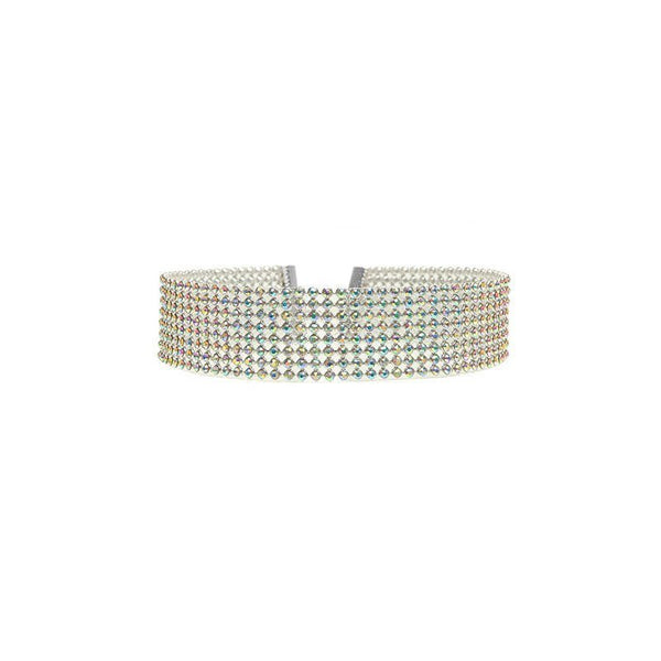 Fashion Women Full Crystal Rhinestone Choker Necklace Wedding Jewelry Chokers Necklaces For Women - Yahko Merchandise