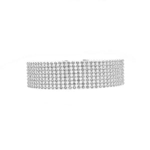 Fashion Women Full Crystal Rhinestone Choker Necklace Wedding Jewelry Chokers Necklaces For Women - Yahko Merchandise
