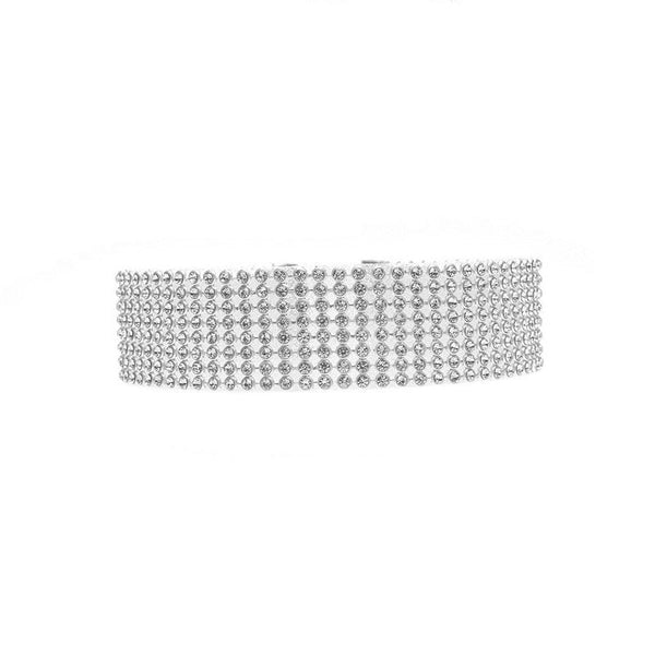Fashion Women Full Crystal Rhinestone Choker Necklace Wedding Jewelry Chokers Necklaces For Women - Yahko Merchandise