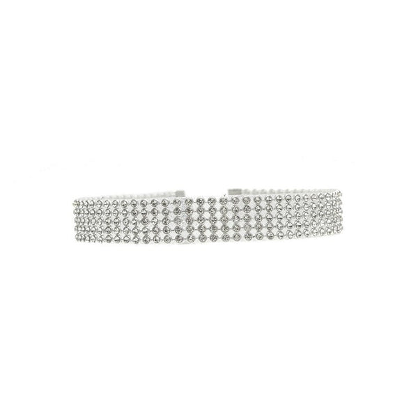 Fashion Women Full Crystal Rhinestone Choker Necklace Wedding Jewelry Chokers Necklaces For Women - Yahko Merchandise