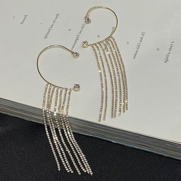 Fashionable And Simple Long Tassel Earrings - Yahko Merchandise