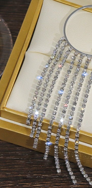 Fashionable And Simple Long Tassel Earrings - Yahko Merchandise
