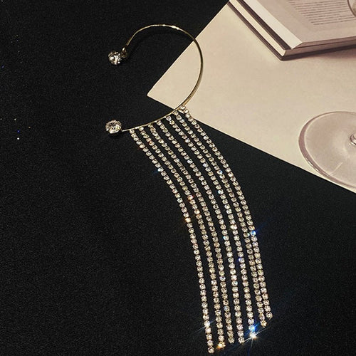 Fashionable And Simple Long Tassel Earrings - Yahko Merchandise