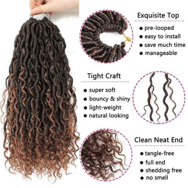 Feizifeizi Concubine, Chemical Fiber Crochet Hair, Dirty Braids - Yahko Merchandise