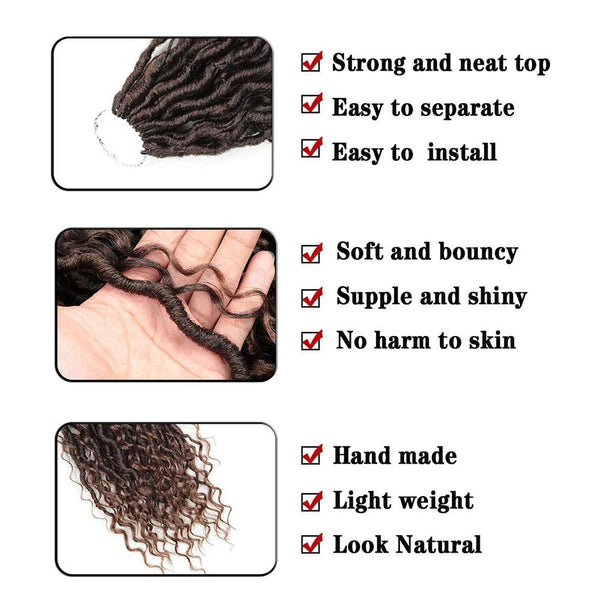 Feizifeizi Concubine, Chemical Fiber Crochet Hair, Dirty Braids - Yahko Merchandise