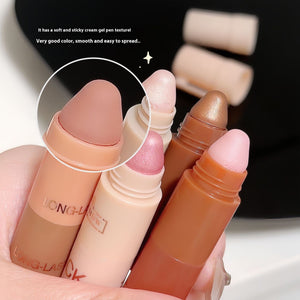 Five And Five Sections Lazy Eyeliner Pen Highlight Plain Face - Yahko Merchandise
