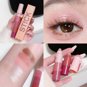 Five And Five Sections Lazy Eyeliner Pen Highlight Plain Face - Yahko Merchandise