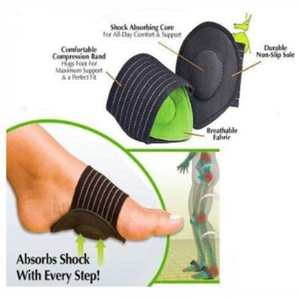 Flat Foot Arch Support Orthopedic Insoles - Yahko Merchandise