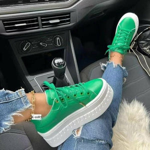 Flat Womens Sneakers Casual Platform Women's Shoes - Yahko Merchandise