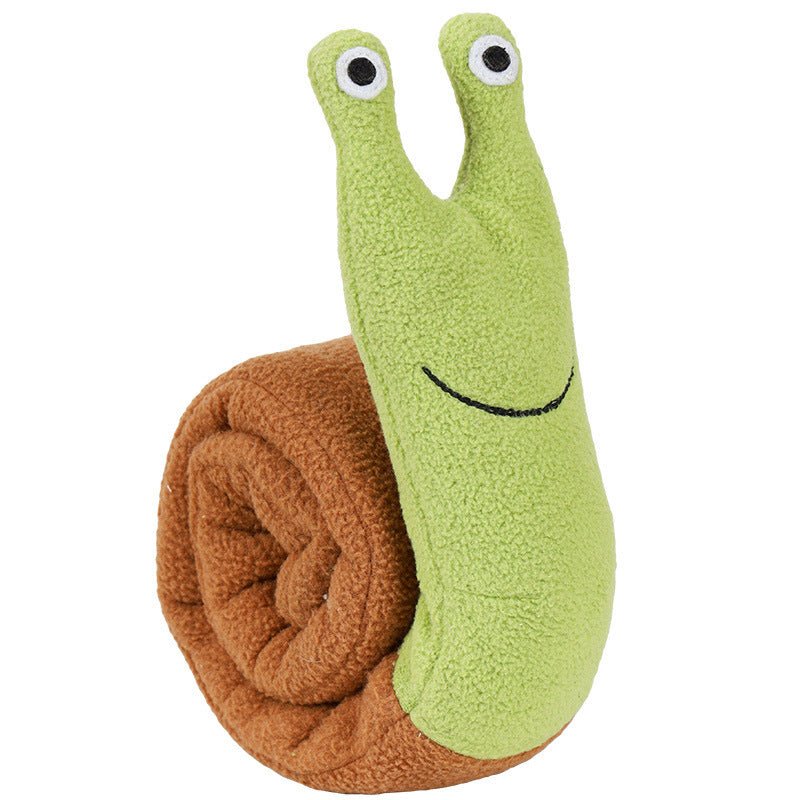 Fleece Interactive Dog Puzzle Snails Toys Cute Dog Supplies for Small Dogs Summer Pets Accessories - Yahko Merchandise