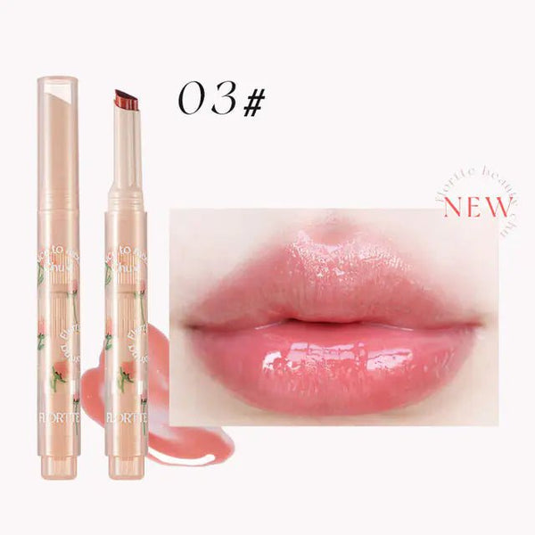 FLORTTE First Kiss Love Stick Lipstick Pen with Mirror - Yahko Merchandise