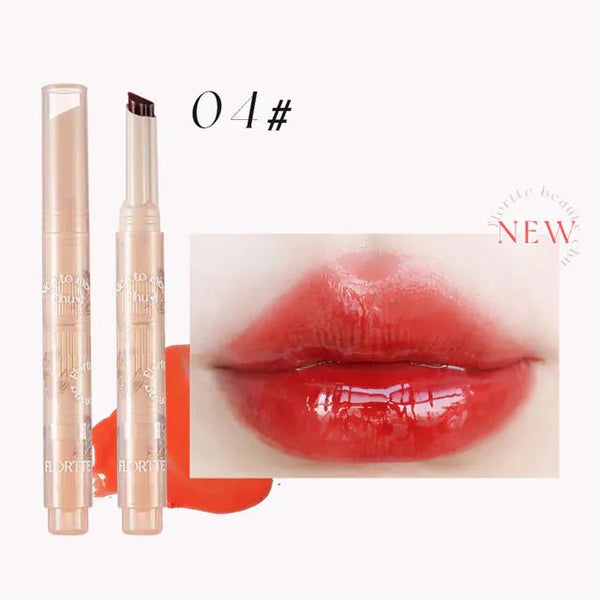 FLORTTE First Kiss Love Stick Lipstick Pen with Mirror - Yahko Merchandise