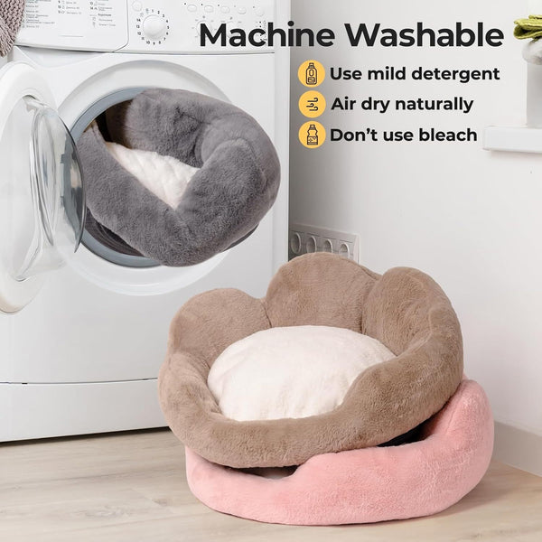 Fluffy And Cute Flower Pet Sofa Bed - Yahko Merchandise