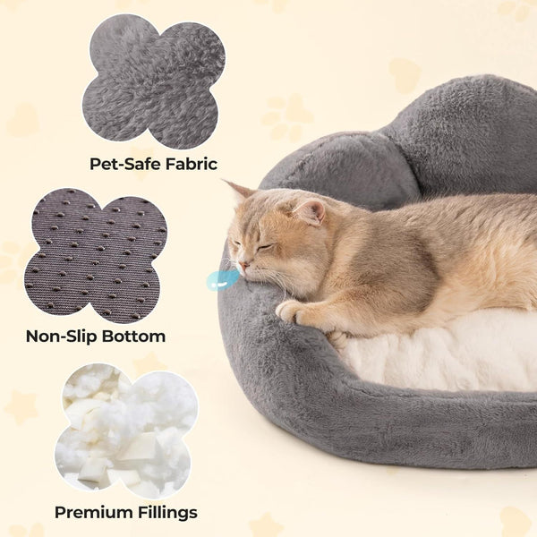 Fluffy And Cute Flower Pet Sofa Bed - Yahko Merchandise