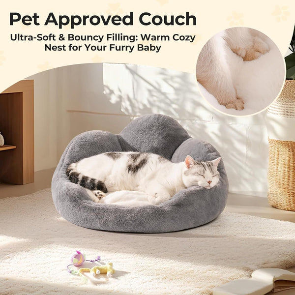Fluffy And Cute Flower Pet Sofa Bed - Yahko Merchandise
