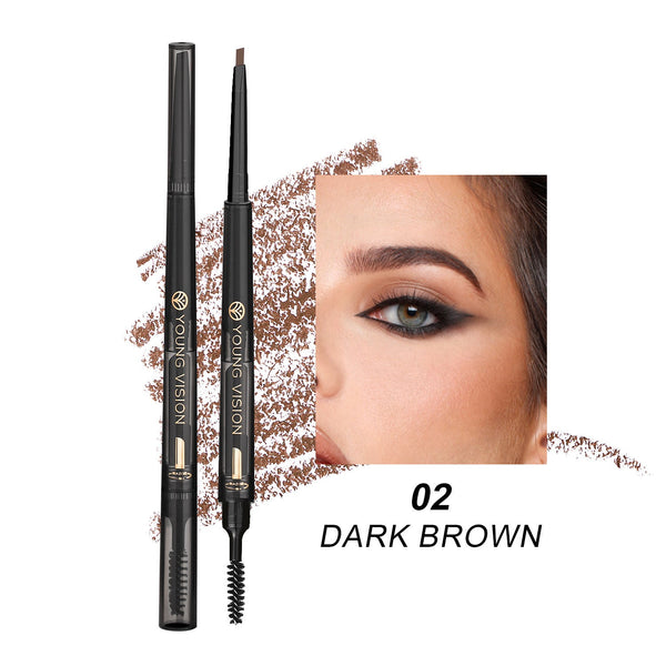 Fog Sense Three In One Eyebrow Pencil Waterproof Smear - proof - Yahko Merchandise