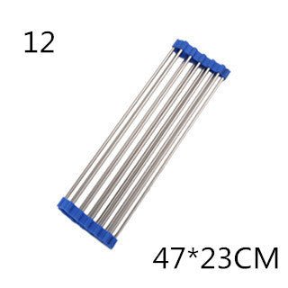 Folding Kitchen Drain Sink Rack Stainless Steel - Yahko Merchandise