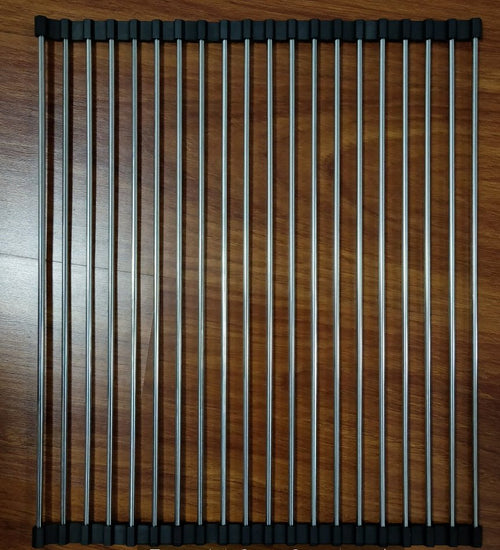 Folding Kitchen Drain Sink Rack Stainless Steel - Yahko Merchandise