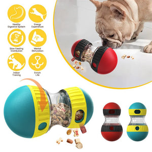 Food Dispensing Dog Toy Tumbler Leaky Food Ball Puzzle Toys Interactive Slowly Feeding Protect Stomach Increase Intelligence Pets Toy Pet Products - Yahko Merchandise