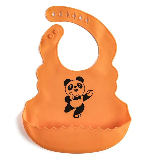 Food Grade Silicone Baby Bib with Saliva Pocket - Yahko Merchandise