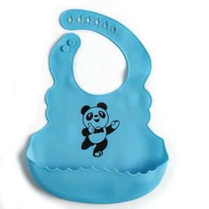 Food Grade Silicone Baby Bib with Saliva Pocket - Yahko Merchandise