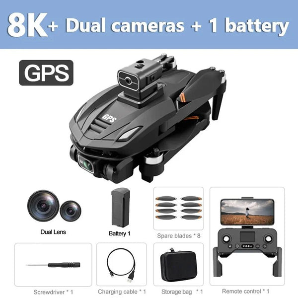 For XIAOMI V168 Drone 8K GPS Professional HD Aerial Photography Dual - Camera Omnidirectional Obstacle Avoidance Drone Original - Yahko Merchandise