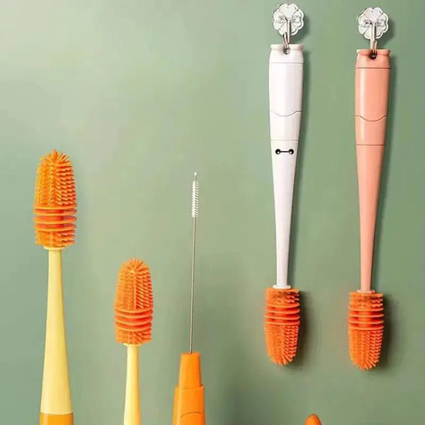 Four - in - One Food - Grade Silicone Cup Brush for Cleaning - Yahko Merchandise