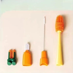 Four - in - One Food - Grade Silicone Cup Brush for Cleaning - Yahko Merchandise