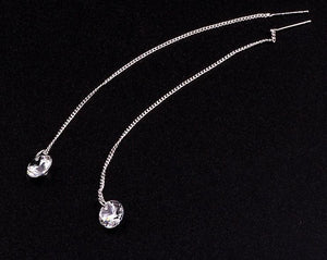 Fringe super long light earrings - Yahko Merchandise