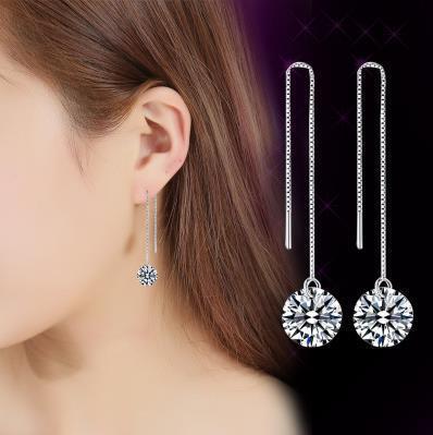 Fringe super long light earrings - Yahko Merchandise