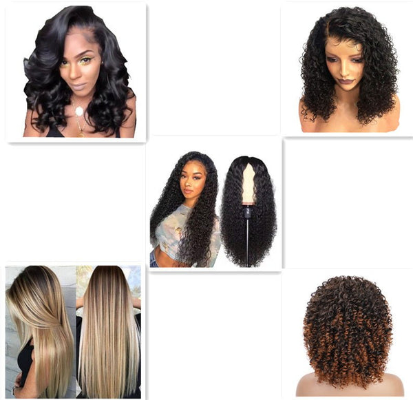 Front Lace Chemical Fiber Long Curly Hair European And American Wig Headgear - Yahko Merchandise