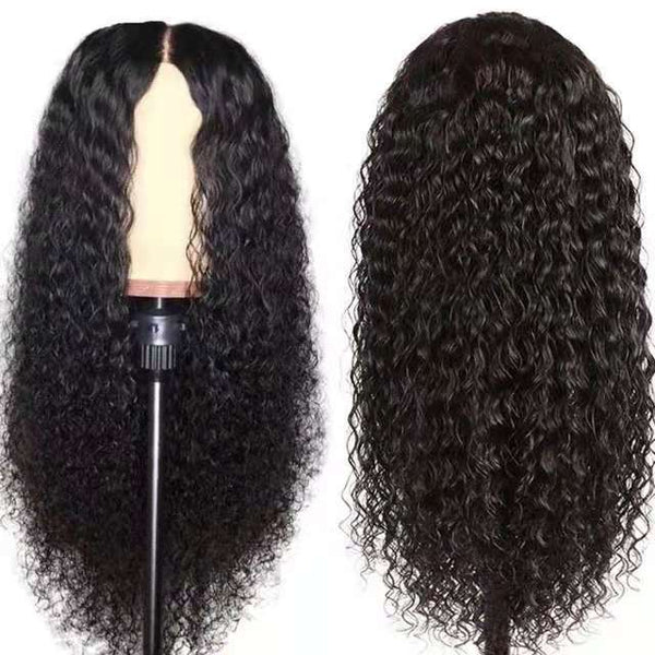 Front Lace Chemical Fiber Long Curly Hair European And American Wig Headgear - Yahko Merchandise