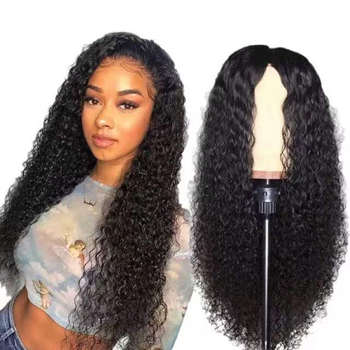 Front Lace Chemical Fiber Long Curly Hair European And American Wig Headgear - Yahko Merchandise
