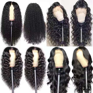Front Lace Chemical Fiber Long Curly Hair European And American Wig Headgear - Yahko Merchandise