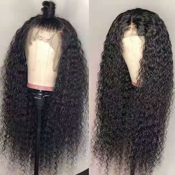 Front Lace Chemical Fiber Long Curly Hair European And American Wig Headgear - Yahko Merchandise