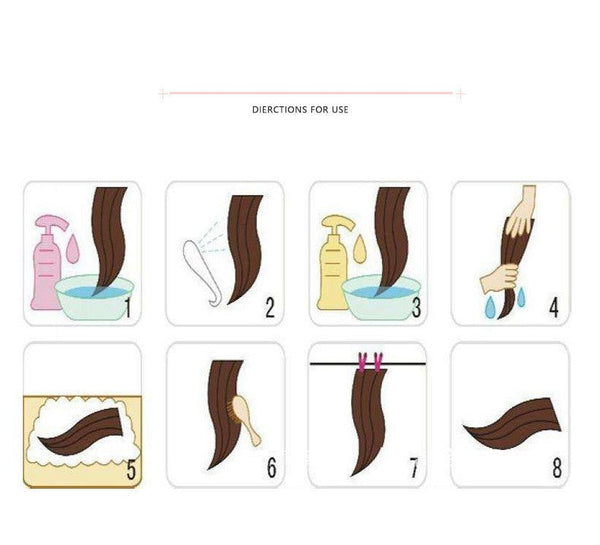 Front Lace Chemical Fiber Long Curly Hair European And American Wig Headgear - Yahko Merchandise