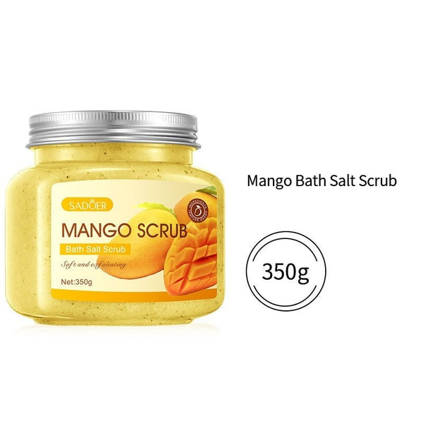 Fruit Bath Salt Scrub Cream Exfoliating Body Care - Yahko Merchandise