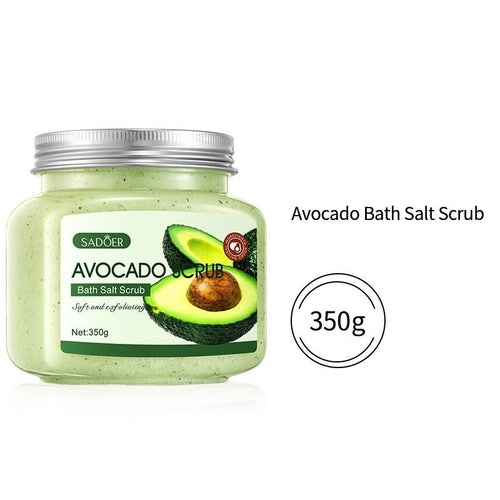 Fruit Bath Salt Scrub Cream Exfoliating Body Care - Yahko Merchandise